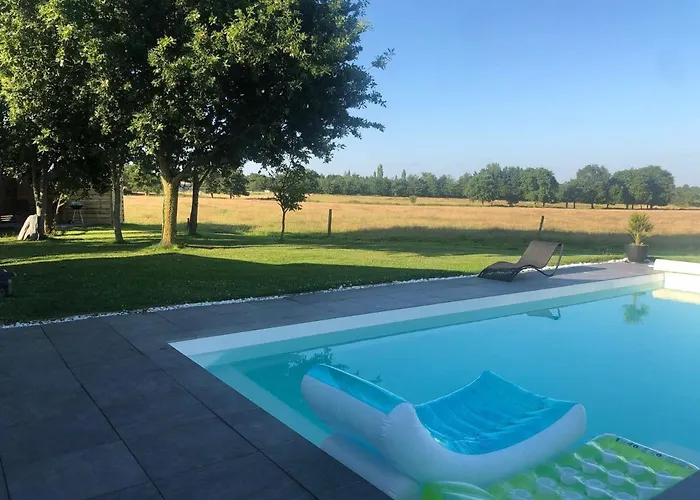 Au Coeur Du Vignoble Nantais Avec Piscine Privative Chauffee - Fr-1-306-1210 Tatil Evi *