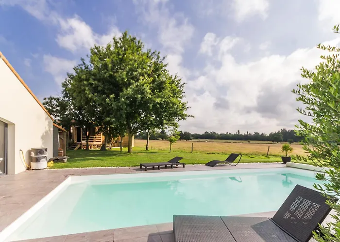 Tatil Evi Au Coeur Du Vignoble Nantais Avec Piscine Privative Chauffee - Fr-1-306-1210